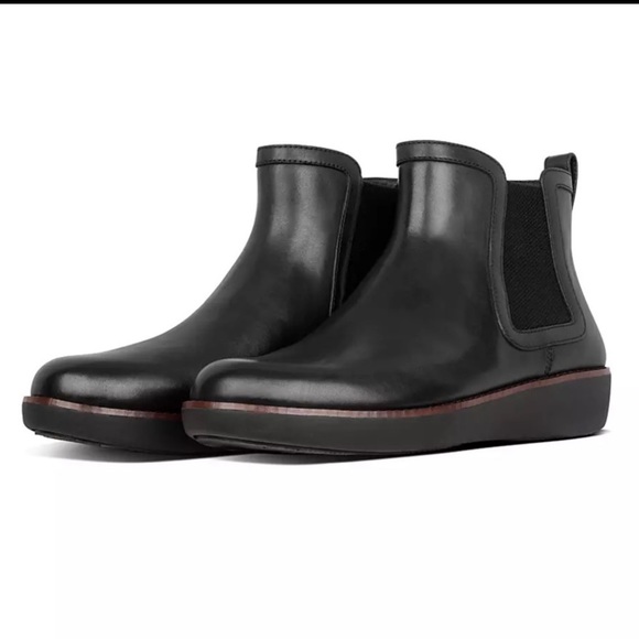 fitflop chai leather chelsea boots